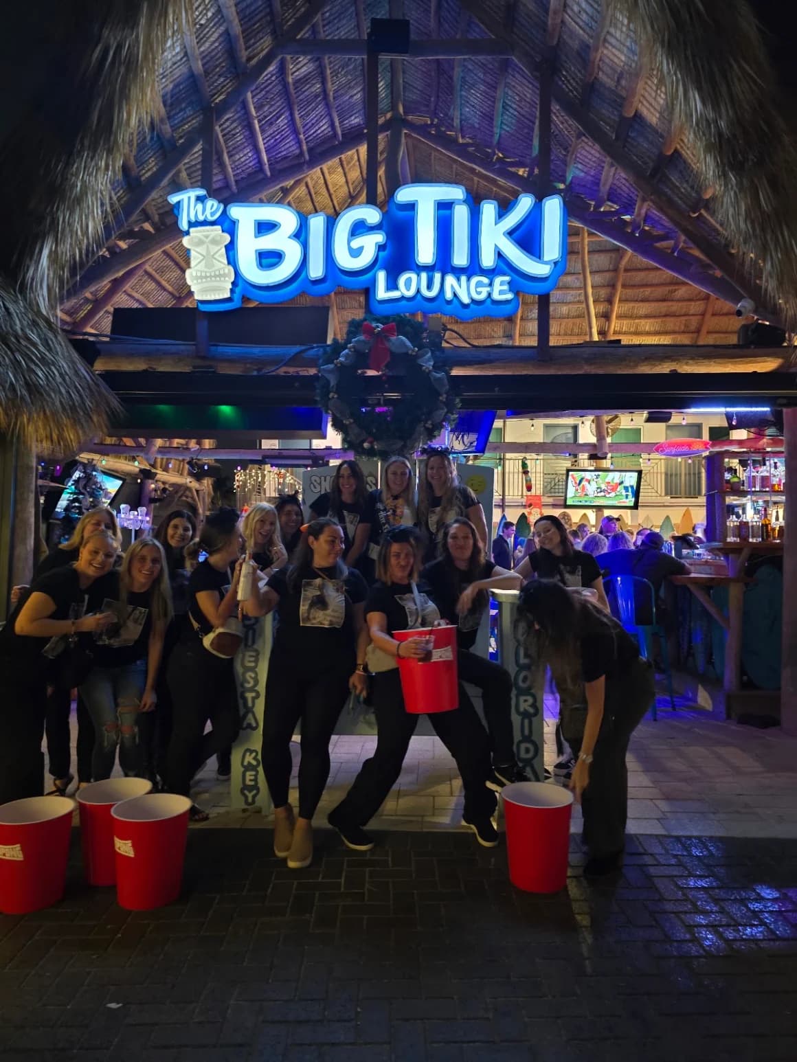 Riders having fun at The Big Tiki Lounge on Siesta Key